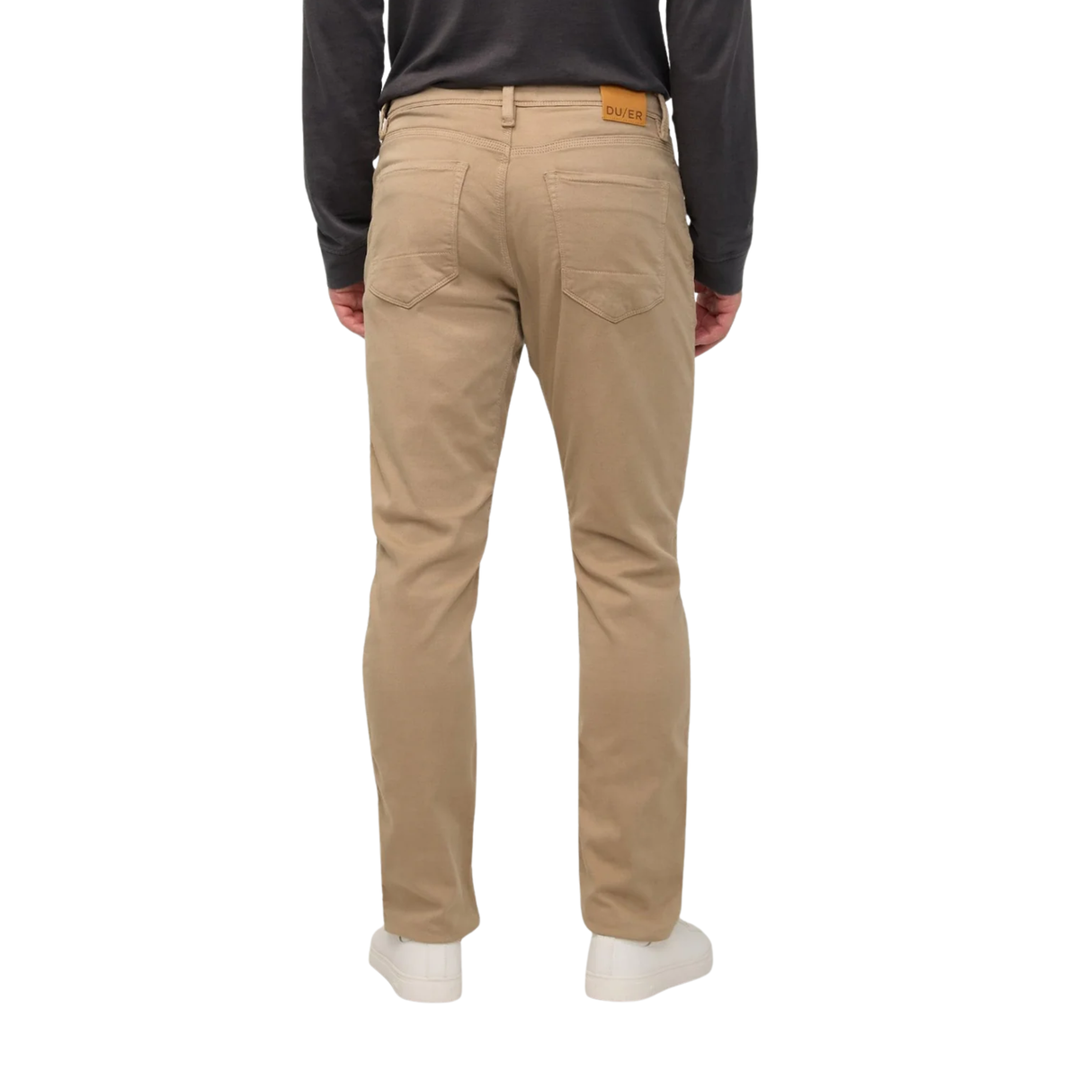 Duer Men's No Sweat Relaxed Taper Pant - Desert Khaki
