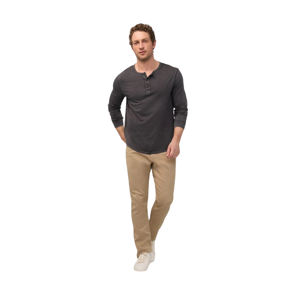 Duer Men's No Sweat Relaxed Taper Pant - Desert Khaki
