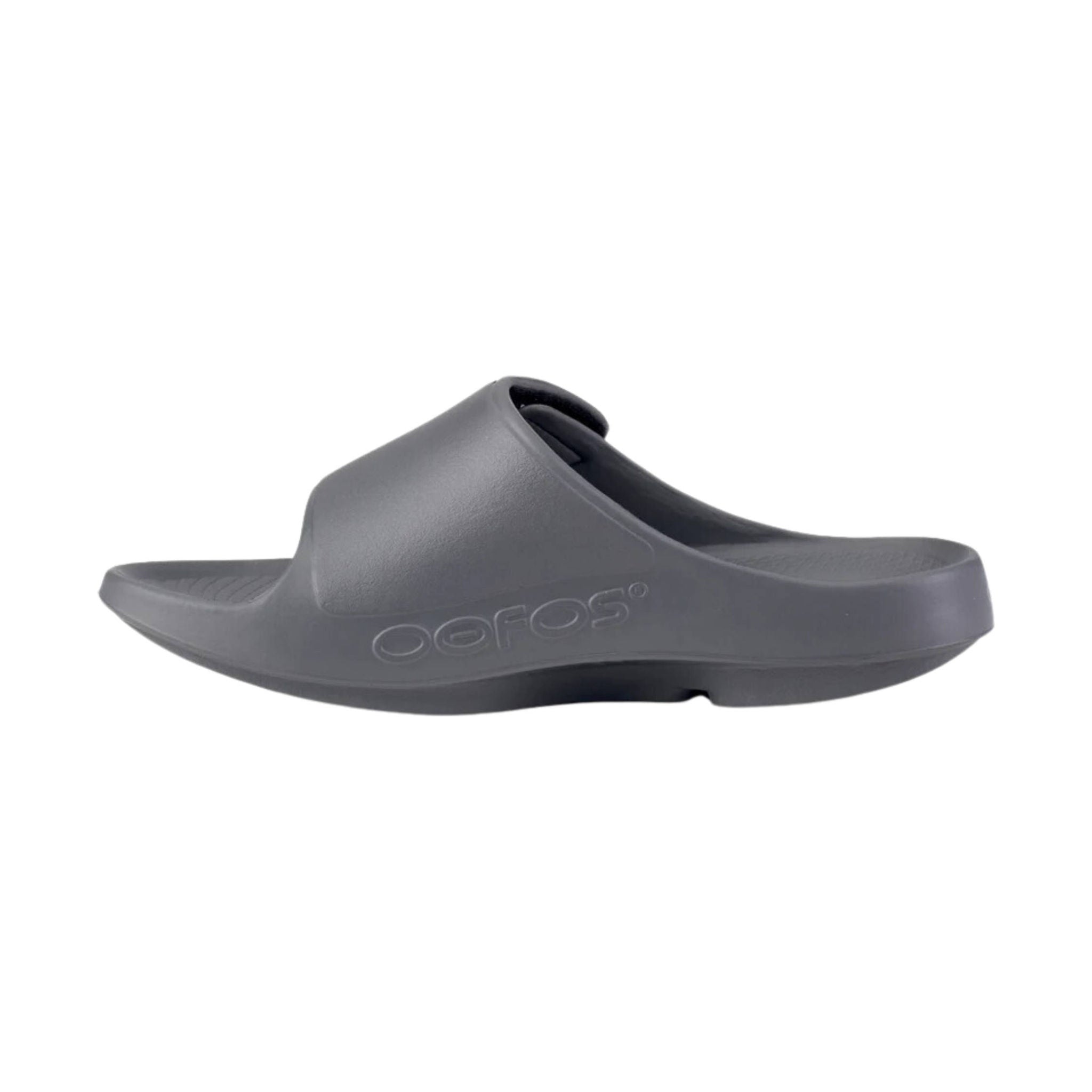 OOfos OOahh Sport Flex Slide - Slate by Lenny's Shoe & Apparel