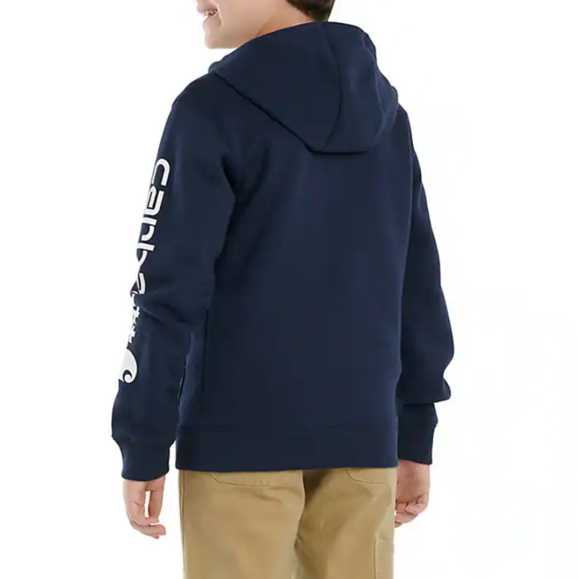 Carhartt Boys' Long Sleeve Graphic Sweatshirt - Navy 4-7 by Lenny's Shoe & Apparel