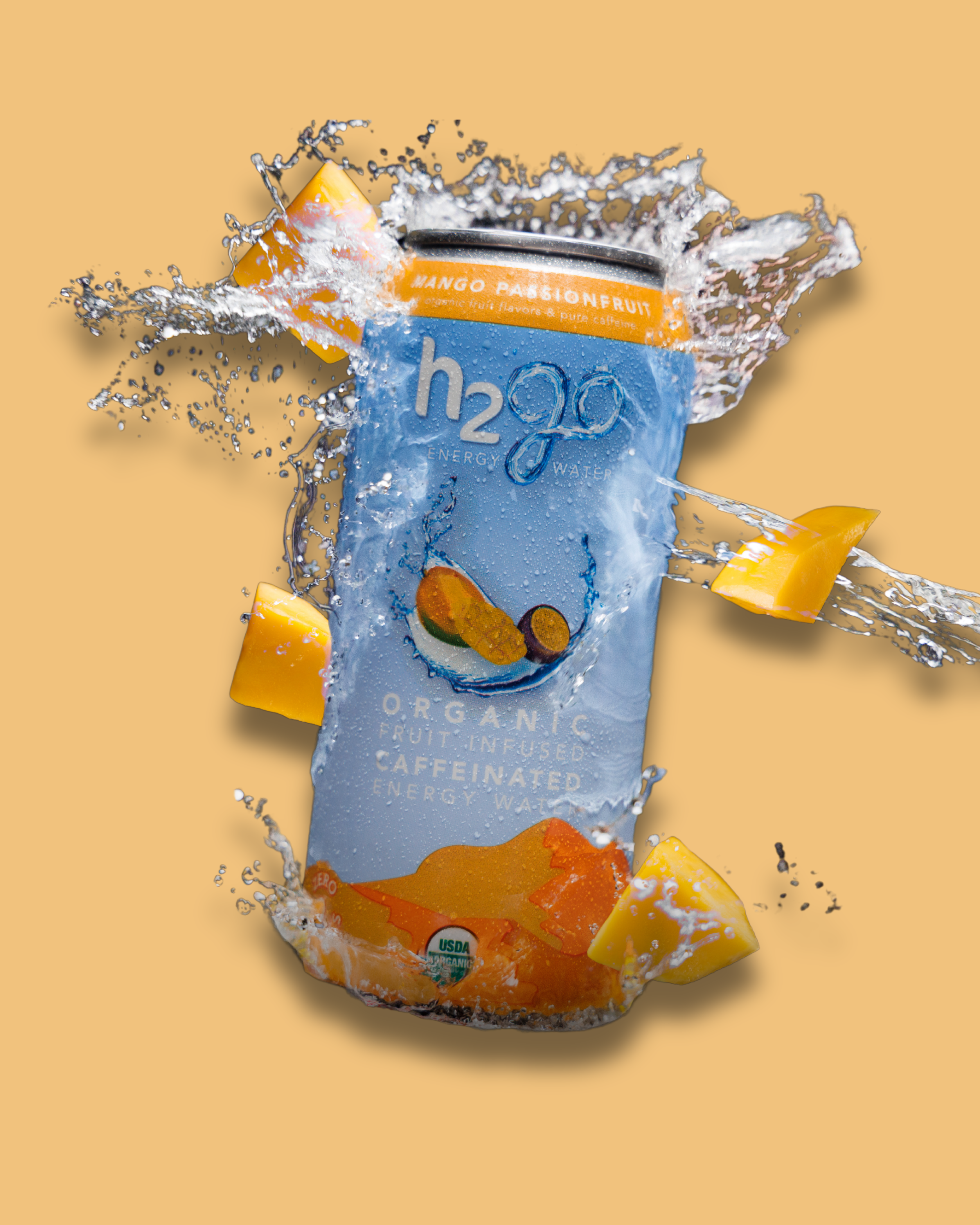 Mango Passionfruit 12 Pack by h2go Energy Water