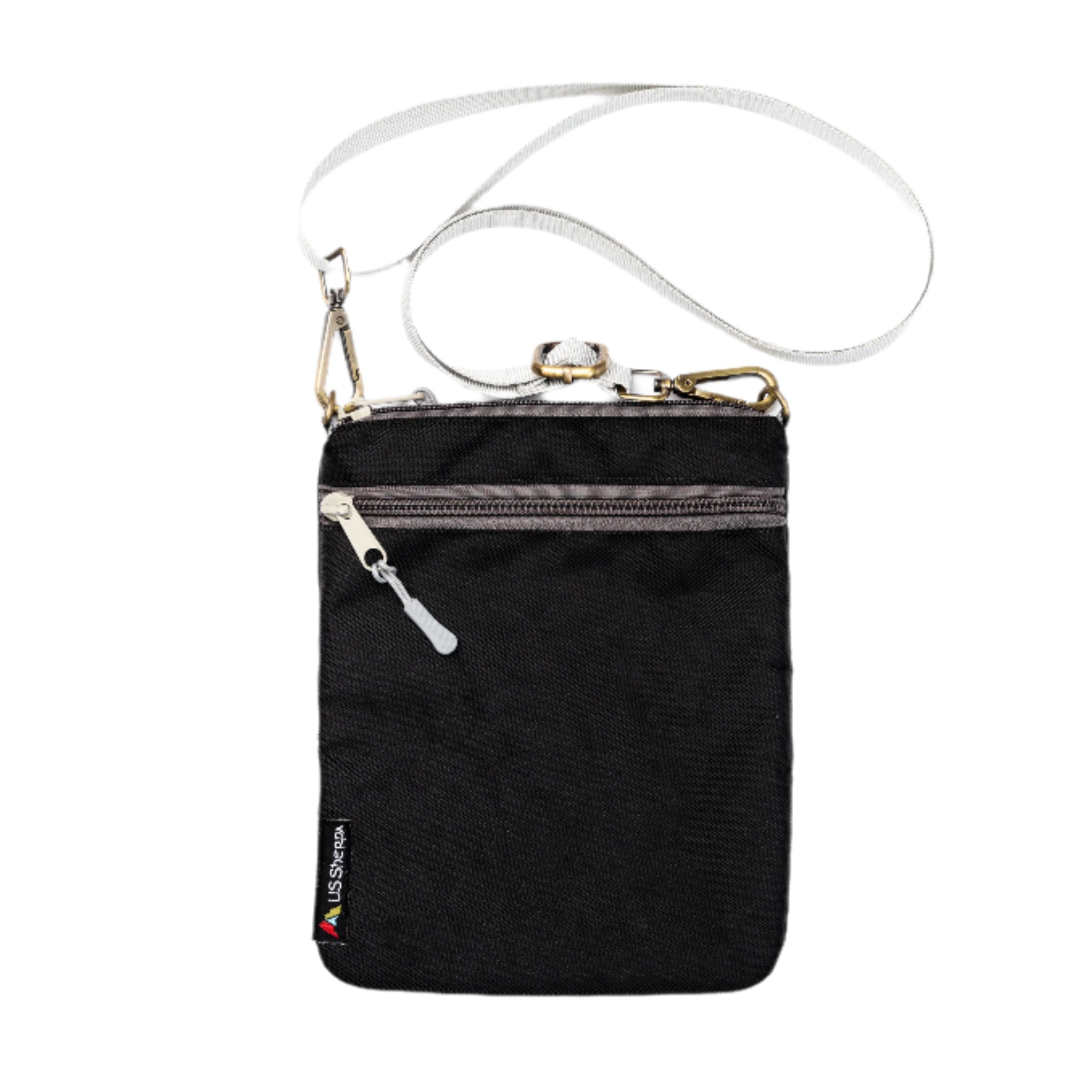 Hiker Crossbody Bag - 125 Black by US Sherpa