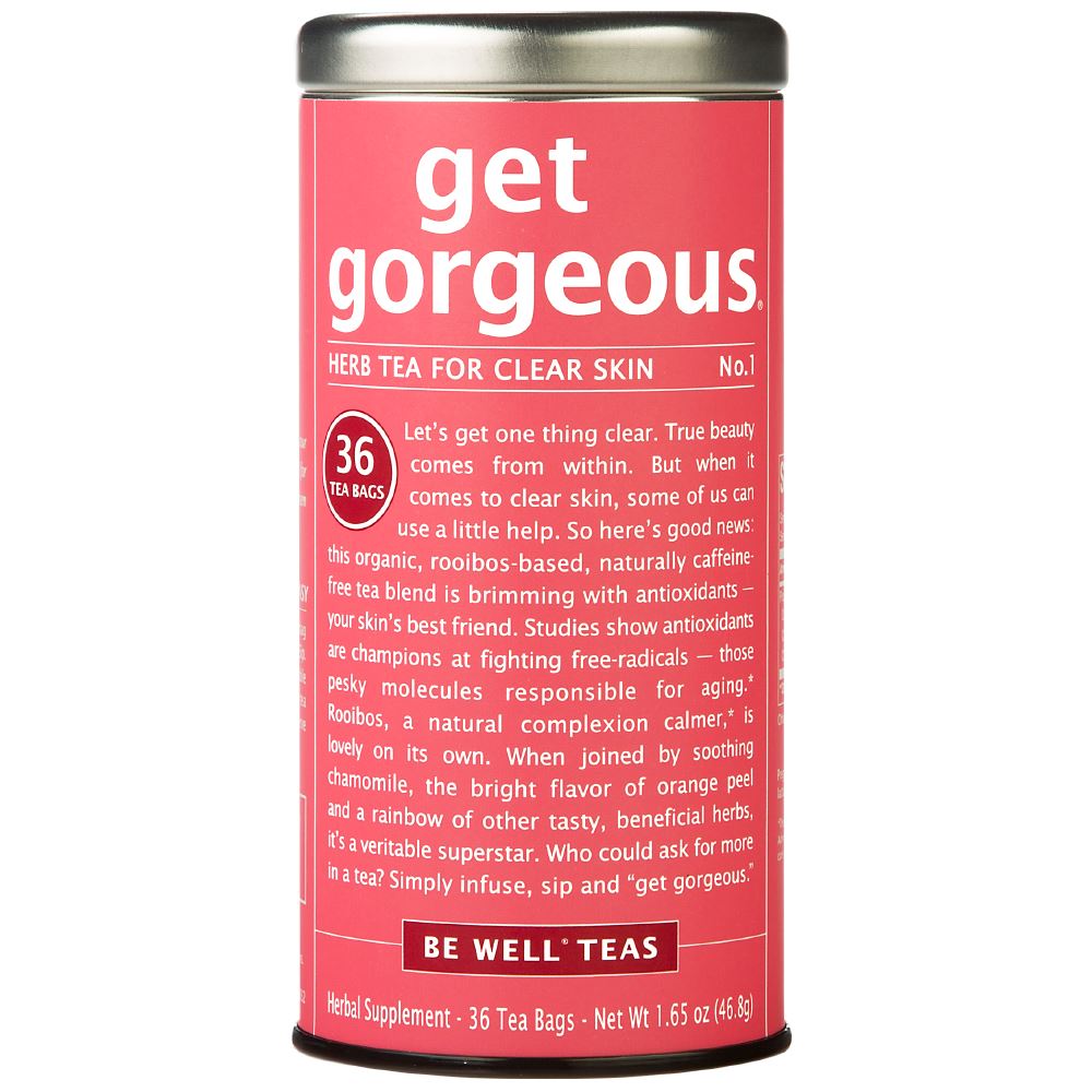 Get Gorgeous #1 for Clear Skin Tea Bags by Kiss the Cook