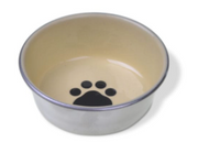 Vanness Stainless Steel No Skid Cat Saucer by Pet Food Warehouse