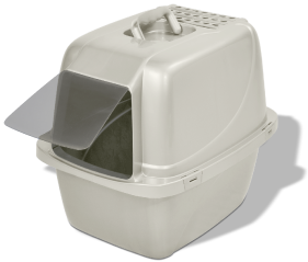 Vanness Enclosed Cat Litter Pan Large