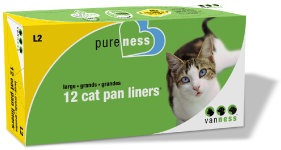Vanness Cat Litter Pan Liners Large 12 count