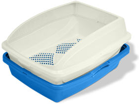 Vanness Sifting Cat Litter Pan with Frame