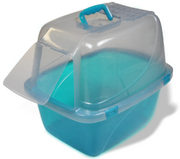 Vanness Trnslucent Enclosed Cat Litter Pan Giant