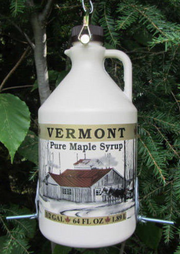 Maple Sugar Jug Bird Feeder 1/2 Gallon