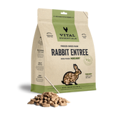 Vital Essentials Freeze-Dried Raw Entree Dog Food Mini Nibs Rabbit 25oz by Pet Food Warehouse