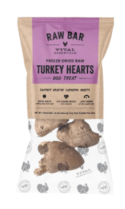 Vital Essentials RAW BAR Freeze-Dried Raw Dog & Cat Snacks Turkey Heart 1.6oz