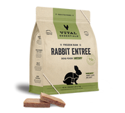 Vital Essentials Entree Dog Food Patties Frozen Rabbit 6lb