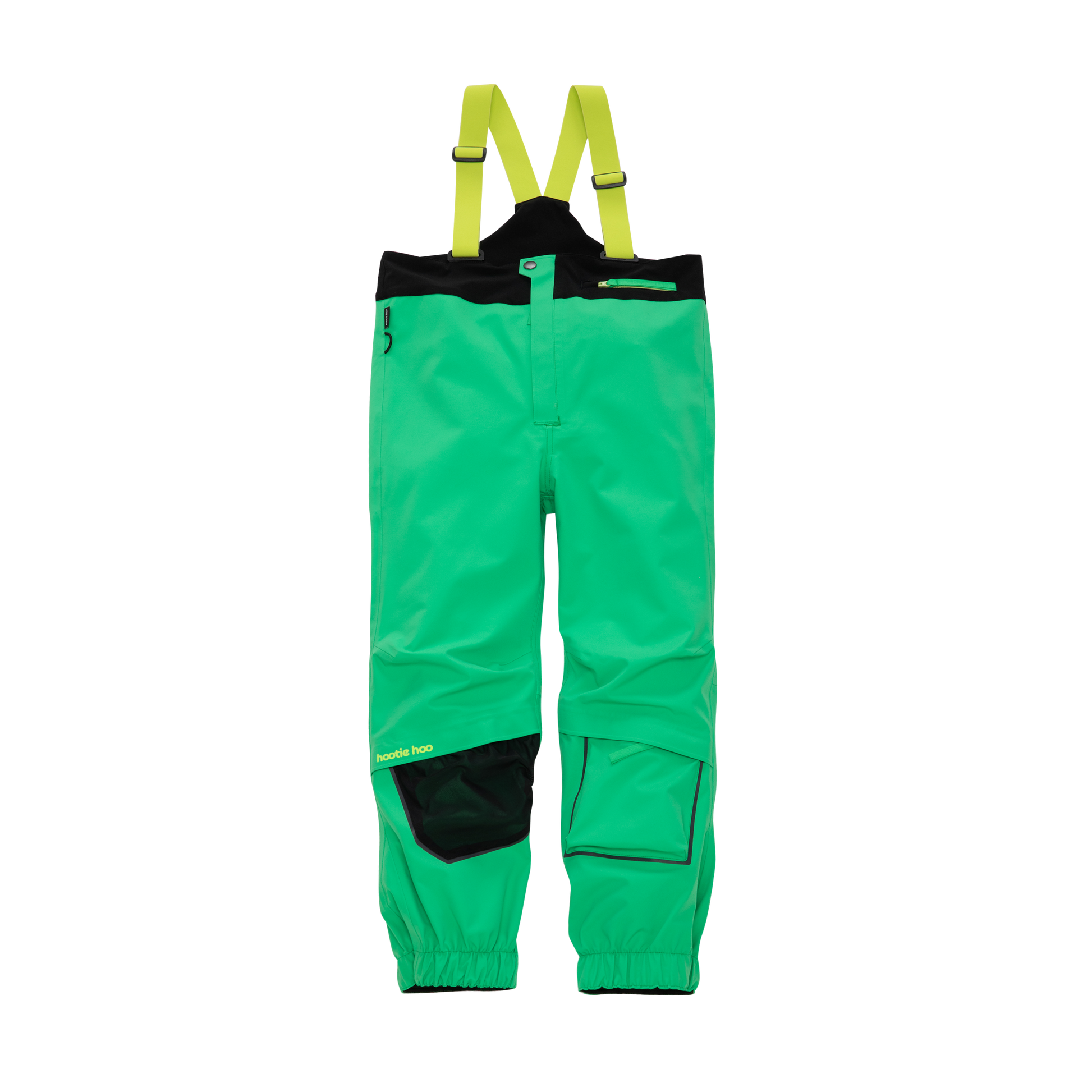 Kids Tiptop 3L Shell Bib Pants - Toucan Green by Hootie Hoo