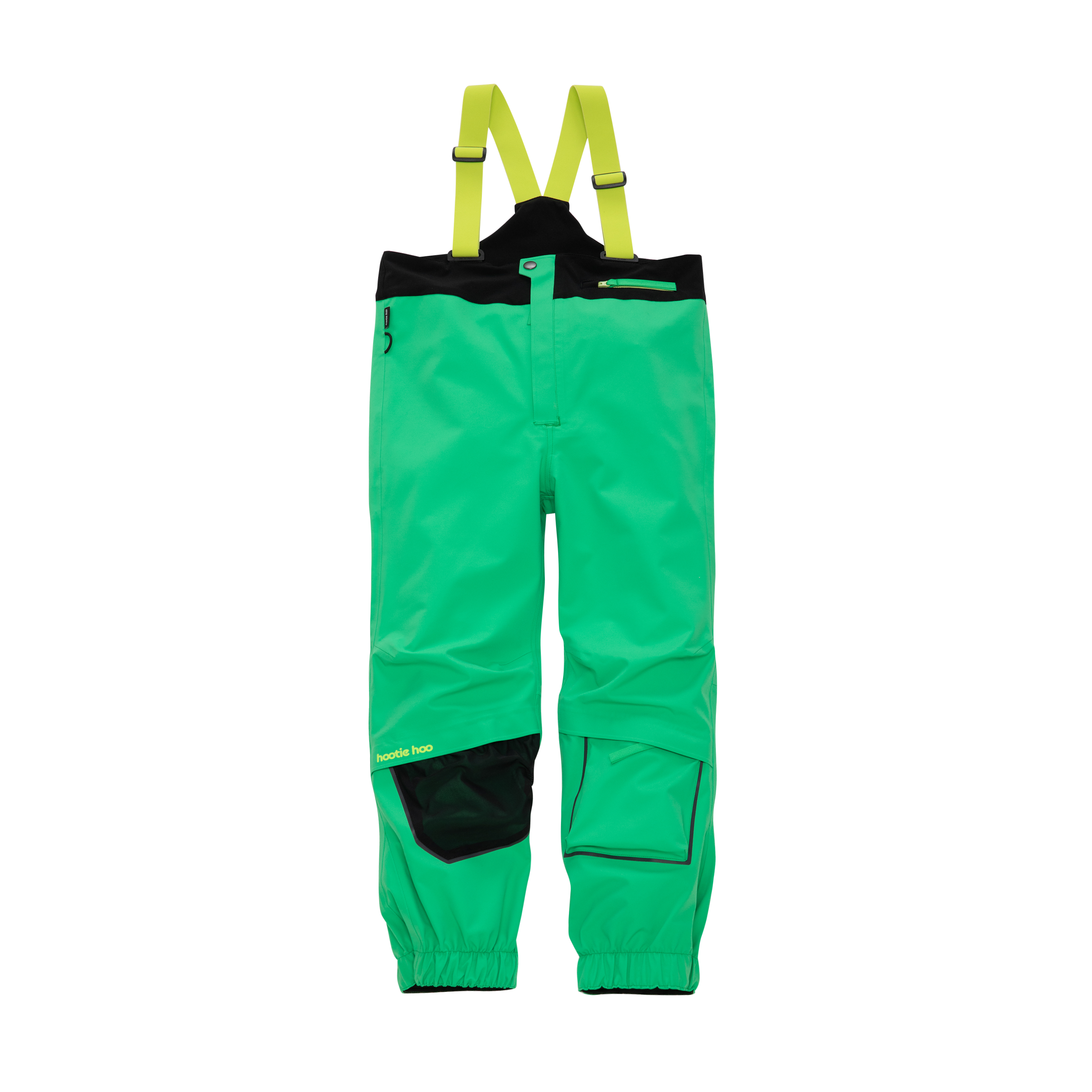 Kids Tiptop 3L Shell Bib Pants - Toucan Green by Hootie Hoo