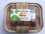 Vermont Raw Turkey Dog Food 4lb