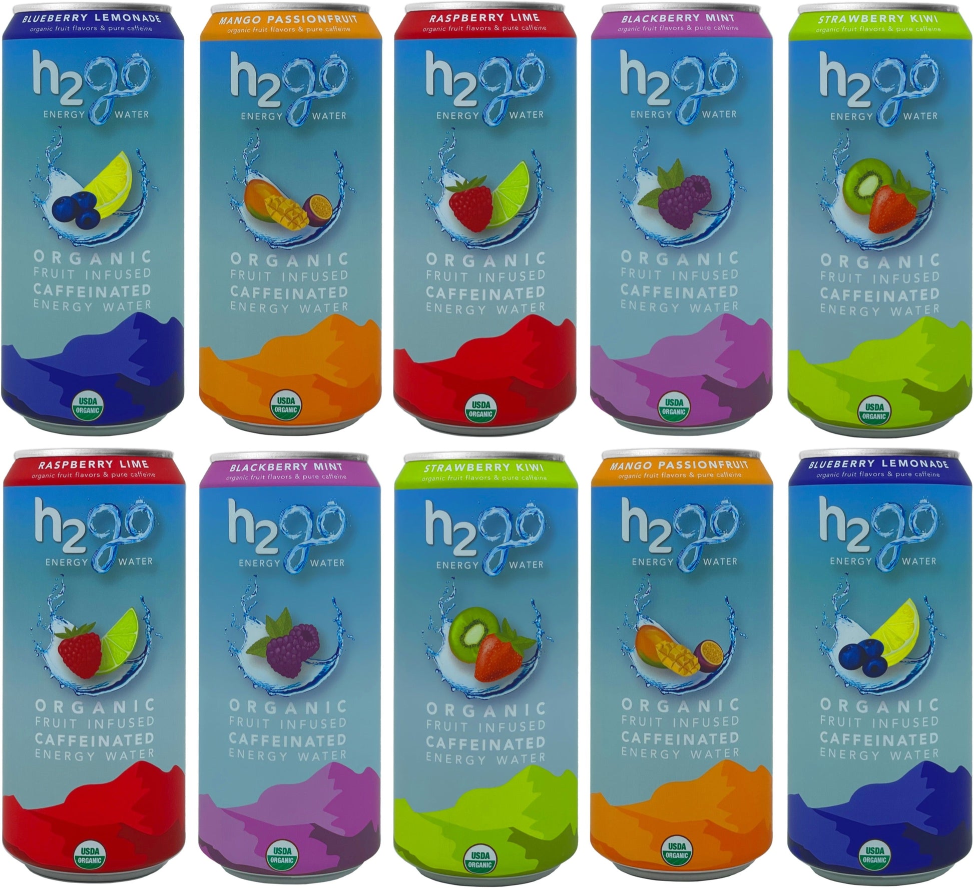 h2go Variety Pack by h2go Energy Water
