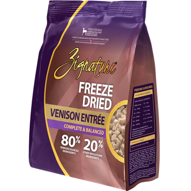 Zignature Freeze Dried Venison Entrée 4oz