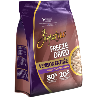 Zignature Freeze Dried Venison Entrée 4oz