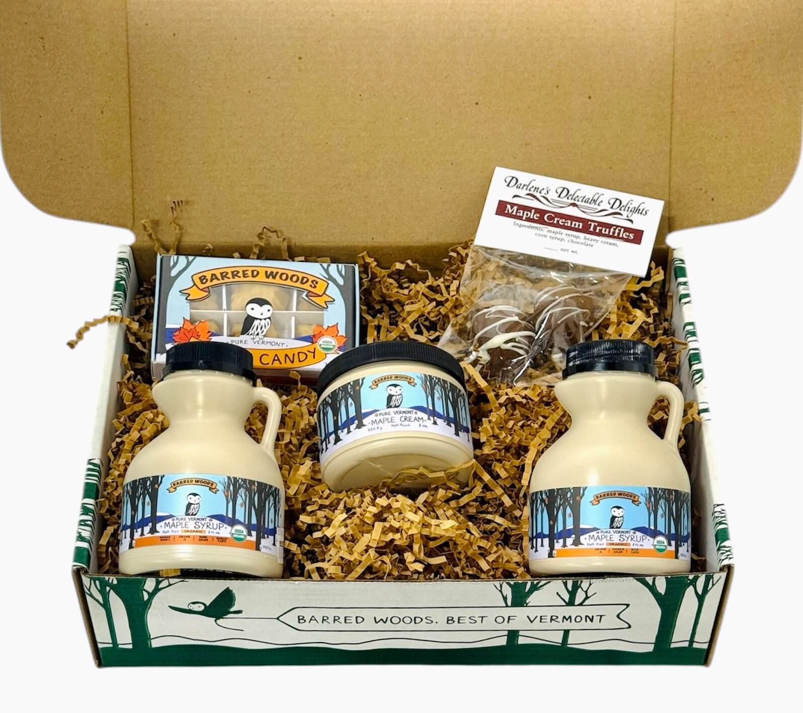 Vermont Maple Sweet Treats Gift Box by Barred Woods Maple