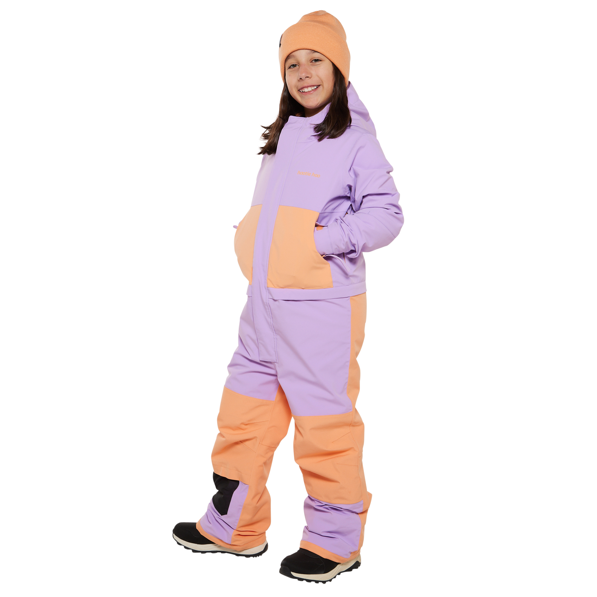 Kids Vista Insulated Snowsuit - Lavender/Apricot by Hootie Hoo
