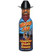Barbecue Hot Sauce Whoop Ass Cowboy Jalapeno Steak by Homeportonline
