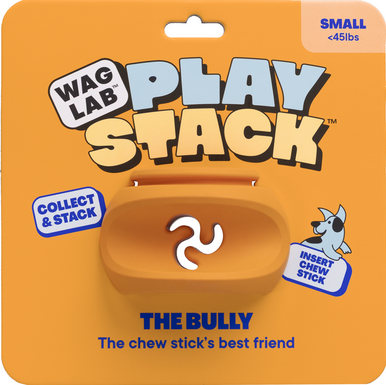 Wag Lab Play Stack The Bully Orange Small