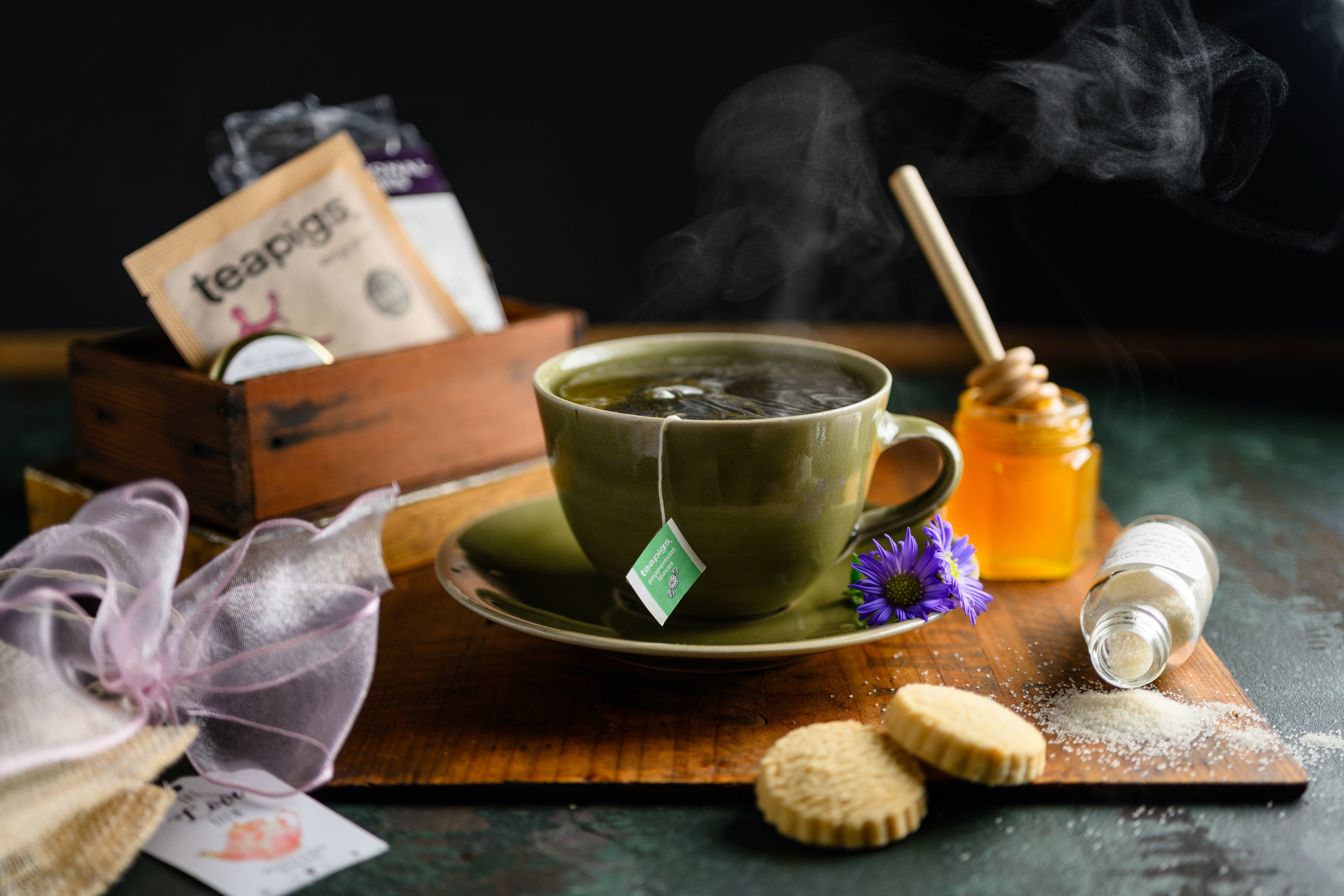 Tea Party Favor-Shortbread/Macaron and Honey-Wedding-Bridal Shower-Baby Shower-Belle Savon Vermont by Belle Savon Vermont