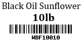 Black Oil Sunflower Bird Seed 10lb by Pet Food Warehouse
