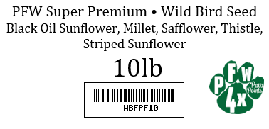 10# PFW Super Premium Wild Bird Food Mix by Pet Food Warehouse