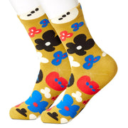 Wild Flowers Gold Women's Socks