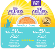 Wellness Can Cat Complete Health Duos Grain Free Pate Tuna & Salmon 2.64oz