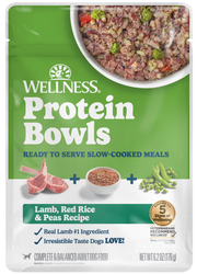 Wellness Wet Dog Protein Bowls Lamb, Red Rice & Peas 6.2oz