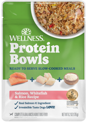 Wellness Wet Dog Protein Bowls Salmon, Whitefish & Rice 6.2oz