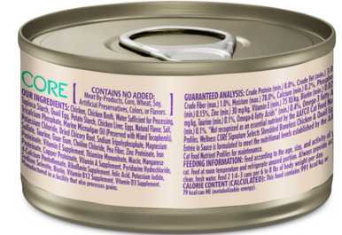 Wellness CORE Signature Selects Shredded Chicken & Quail Egg 2.8oz