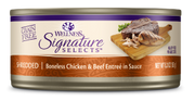 Wellness Signature Selects Shredded Chicken Beef Cat Food 5.3oz by Pet Food Warehouse