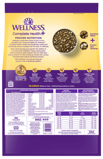 Wellness Complete Health+ Wellbites Chicken & Oatmeal Recipe 20lb
