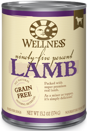 Wellness 95% Lamb Dog Food 13.2oz by Pet Food Warehouse