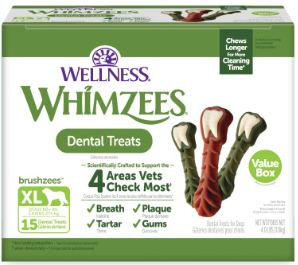 Whimzees Natural Dental Value Box Dog Treats Extra Large 64oz