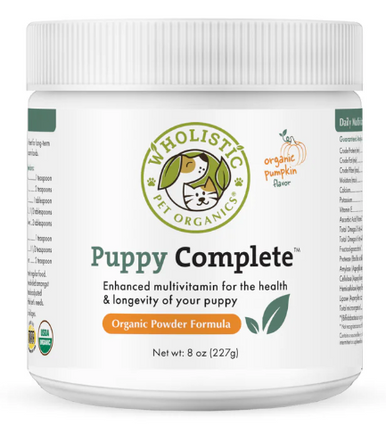 Wholistic Pet Organics Organic Pumpkin Puppy Complete 8oz