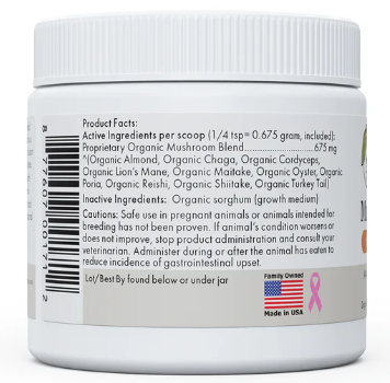 Wholistic Pet Organics Organic Mushrooms 2oz