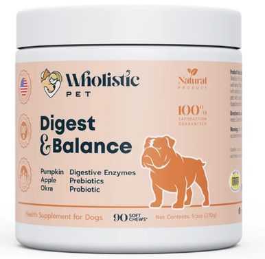 Wholistic Pet Organics Digest & Balance Soft Chews 90 count