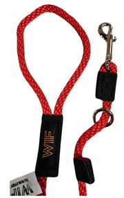 WIF Rope Leash Red 3/8"
