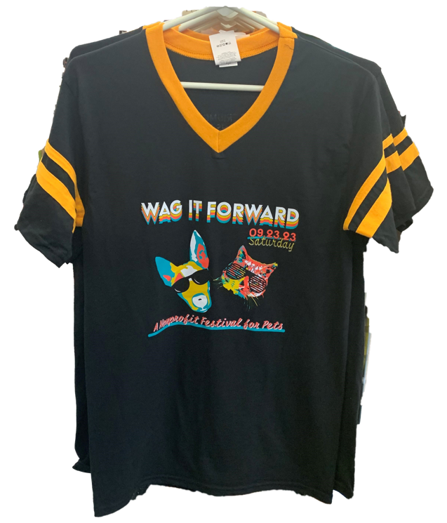WAG IT FORWARD T SHIRT MEDIUM by Pet Food Warehouse