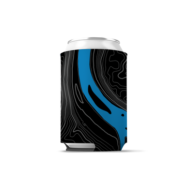 Wingo Can Cooler Kind Design River Topo