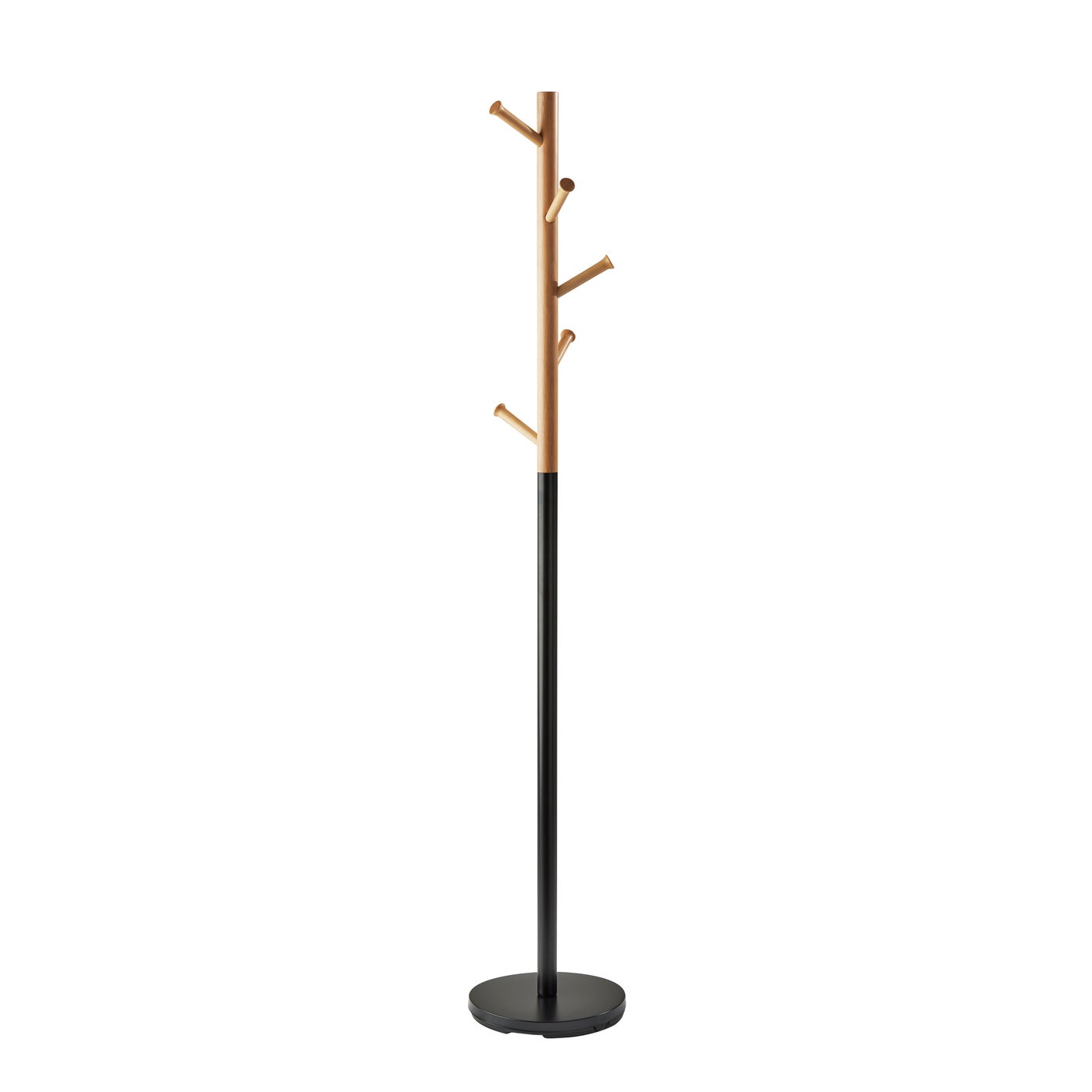 Coatrack Arbor Black & Natural by Homeportonline