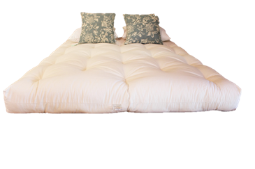 White Lotus Green Cotton & Wool Latex Core Mattress