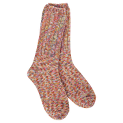 Socks - World's Softest Ragg Crew Floral by Homeportonline