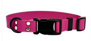 Waggle Woof & Wander Biothane Dog Adjustable Collar Magenta 1 Medium up to 20"