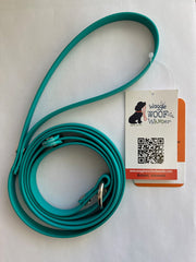 Waggle Woof & Wander Biothane Dog Slip Lead Teal 1/2 6' by Pet Food Warehouse