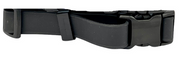 Waggle Woof & Wander Biothane Dog Adjustable Collar Black 3/4 Small up to 15"